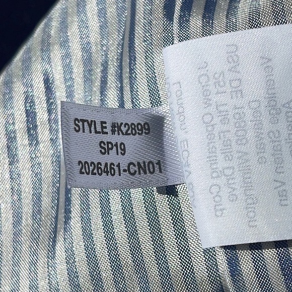 J.Crew Two Button Schoolboy Blazer Jacket in Navy Blue Size XXS - Picture 9 of 10